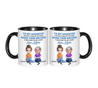 Certykllp Tazza da caffè personalizzata per mia figlia da mamma tazza da caffè personalizzata Watching You Be A Mom Cup per figlia da Mommy Mama on Mother's Day