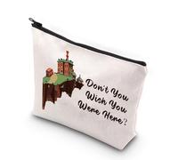 Cerulean Sea Inspired Makeup Bag Fantasy Novel Gifts Don't You Wish You were Here Book Worm Book Lover Gift, Non sei nel Regno Unito