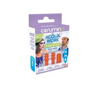 Cerumina Acqua Work - Tappi auricolari per l'acqua e il rumore, 2 tappi