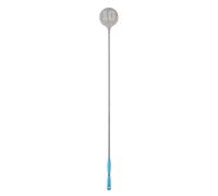 CERUTTI INOX PALA PIZZA PER SFORNARE 10 TONDA FORATA MANICO AZZURRO 150 CM Ø18