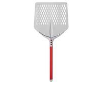 Cerutti Inox - Pala pizza Tulip in alluminio anodizzato quadra forata 33x33 cm con manico 30 cm