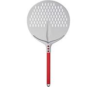 Cerutti Inox Srl 750F33E Pala per Pizza Tonda Forata, Linea Tulip, Ø33cm con Manico da 30 cm, in Alluminio anodizzato
