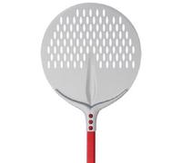 Cerutti Pala Tonda Forata Tulip in Alluminio anodizzato Manico 1,5 mt Pala Pizza Made in Italy (36/ h 150 cm)
