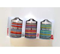 Cerve CRV220090 Confezione 3 Barattoli CC 800 Caraibi, Ceramica