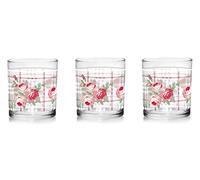 Cerve Set 3 Bicchieri da Tavola Acqua o Vino Linda Rosalia 220 CC