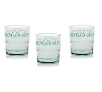 Cerve Set 3 Bicchieri da Tavola Acqua Vino in Vetro Green Recicled Glass 300 CC