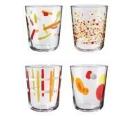 Cerve Set 4 Bicchieri da Tavola Acqua Vino Mood Gioia 315 ml