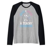 Cervelli e Scope: Un insegnamento Spaventoso per Halloween Maglia con Maniche Raglan