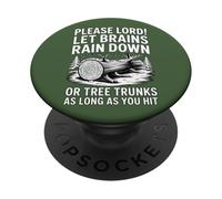 Cervelli Pioggia Giù O Albero Hit Divertente Detto PopSockets PopGrip Adesivo