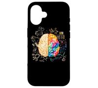 Cervello colorato - Scienza e arte - Neurologo delle neuroscienze Custodia per iPhone 16