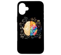 Cervello colorato - Scienza e arte - Neurologo delle neuroscienze Custodia per iPhone 16 Plus