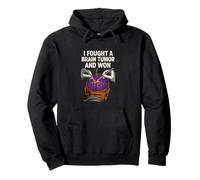 Cervello Ho Combattuto Un Tumore al Cervello E Vinto Cool Mens Surgery Recov Felpa con Cappuccio