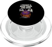 Cervello Ho Combattuto Un Tumore Al Cervello E Vinto Cool Mens Surgery Recov PopSockets PopGrip per MagSafe