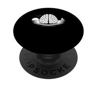 Cervello Isola Tramonto Mare Barca a Vela Arte PopSockets PopGrip Adesivo
