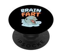 Cervello Scoreggia Creatura Marina Animale Biologia Marina Delfino PopSockets PopGrip Adesivo