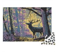 Cervi nel bosco 70x50cm/1000pcs Puzzle Adatto Per Adulti E Folla Dai 14 Anni in Su