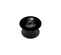 Cervi nella foresta buia di notte e la luna piena alce Cervo PopSockets PopGrip Adesivo