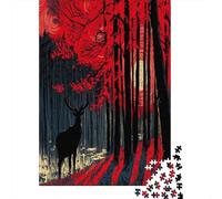 Cervi nella radura della foresta Jigsaw Puzzle 38x26cm/1000pcs Adulti Puzzle Gioco Educativo Decorazioni Per La Casa