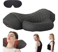 Cervicalm Spinea, Spinea Cervicalm Cervicalm Cervical Massager, Heated Neck Pillow,Traction - Adjustable Intensity, Relieve Deep Tissue Pain for Home and Office (Black)