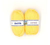 CERVINIA Filati Caprice Acrilico 100% - Confezione da 10 GOMITOLI da 50 gr. cad (Vaniglia - 1509)