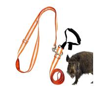 Cervo Drag Rope - Nylon Harnais Orange, Harnais De Drag Game, Bandes Réfléchissantes | Visibilité De Sécurité, Sangle De Traction De Chasse, Corde De Traînée Réfléchissante Pour Le Camping, Terrain Ac