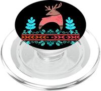 Cervo Floreale Ornamentale Folk Art Forest PopSockets PopGrip per MagSafe