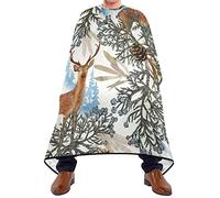 Cervo In Piedi Nei Boschi Mantella Parrucchiere Regolabile Mantella Taglio Capelli Impermeabile Taglio Di Capelli Mantello Per Uomini Bambini Barbieri