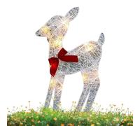 Cervo Luminoso Per La Decorazione Natalizia All'Aperto,Decorazione In Ferro Impermeabile Da Esposizione | Per Natale A Forma Di Cervo | Per Famiglia Casa Patio Giardino Feste Vacanze Ester