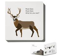 Cervo mulo, cervo mulo, cosa vedi? Manuale interattivo da caccia e calibri, guida educativa all'aperto per principianti e famiglie con abbinamento degli attrezzi ed etica della caccia (Mule Deer)