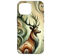 Cervo orgoglioso come un'opera d'arte colorata e astratta Custodia per iPhone 16 Pro Max