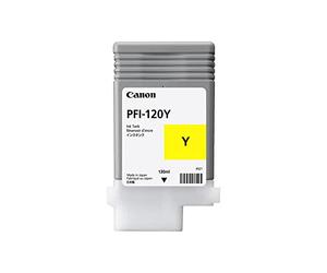 CES Imaging - Serbatoio d'inchiostro giallo per pigmenti Canon PFI-120Y, 130 ml