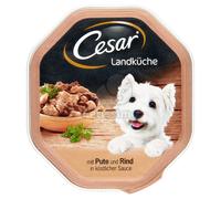 Cesar alimento in vaschetta con tacchino e manzo 150 g