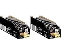 Cesar cibo per cani bagnato Fodera con pollo e riso - 14 porzioni da 150g (Confezione da 2)