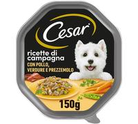 Cesar Dog Ricette di Campagna Vaschetta Multipack 14x150G POLLO E VERDURE