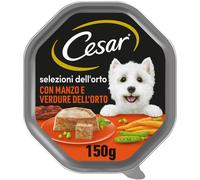 Cesar Dog Selezioni dell'Orto Vaschetta Multipack 14x150G MANZO E VERDURE