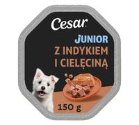 CESAR Junior con Tacchino e Vitello 150g cibo umido per cuccioli