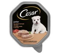 Cesar Junior Vaschette Tacchino e Vitello Umido per cane - 28 x 150 g