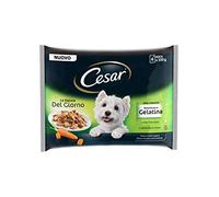 Cesar Le Delizie del Giorno Cibo per Cane Selezione in Gelatina 4 x 100 g - 13 Confezioni