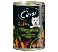 Cesar Natural Goodness 24 x 400 g Alimento umido per cani - Agnello