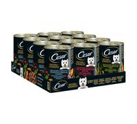 Cesar Natural Goodness 24 x 400 g Alimento umido per cani - Mix: Manzo, Pollo, Agnello