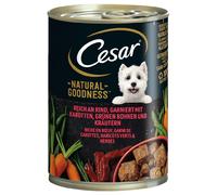 Cesar Natural Goodness 48 x 400 g Alimento umido per cani - Manzo