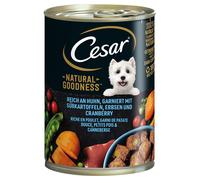 Cesar Natural Goodness 48 x 400 g Alimento umido per cani - Pollo