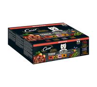 Cesar Natural Goodness Senza cereali con superfood 24 x 100 g Umido cane - Terrina mix (pollame, tacchino, manzo, salmone)