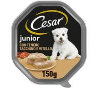 Cesar Puppy Vaschetta Multipack 14x150G TACCHINO E VITELLO