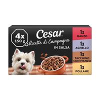 Cesar Ricette Di Campagna Cibo Per Cane Selezione Assortita 150 G 24 Vaschette