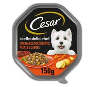 Cesar Scelta Dello Chef Cibo Umido Per Cane Delizie Di Stagione Con Manzo