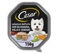 Cesar Selezione dell orto Cibo per Cane con Selvaggina Pollo e Verdure 150 g 14