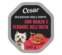Cesar Selezioni dell’Orto 14 x 150 g manzo e verdure dell’orto, bocconcini in pa
