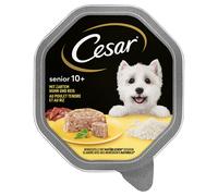 Cesar Senior 10+ Vaschette Pollo e Riso Umido per cane - 14 x 150 g