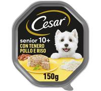 Cesar Senior Dog in Gelatina Vaschetta Multipack 14x150G POLLO E RISO